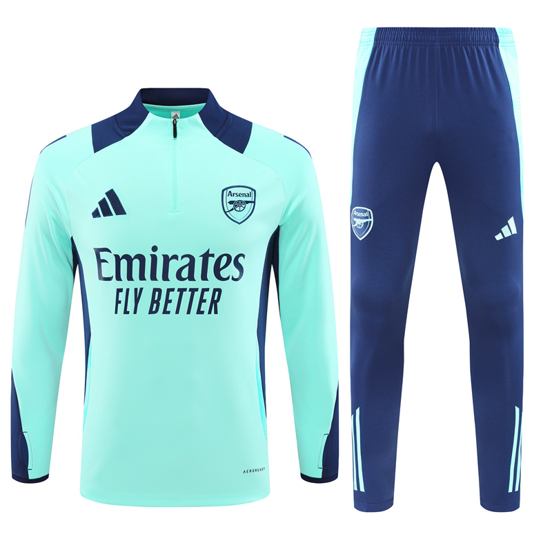 Arsenal 24-25 Long Sleeve Training Set - Lake Blue - Unitedfutballjersey