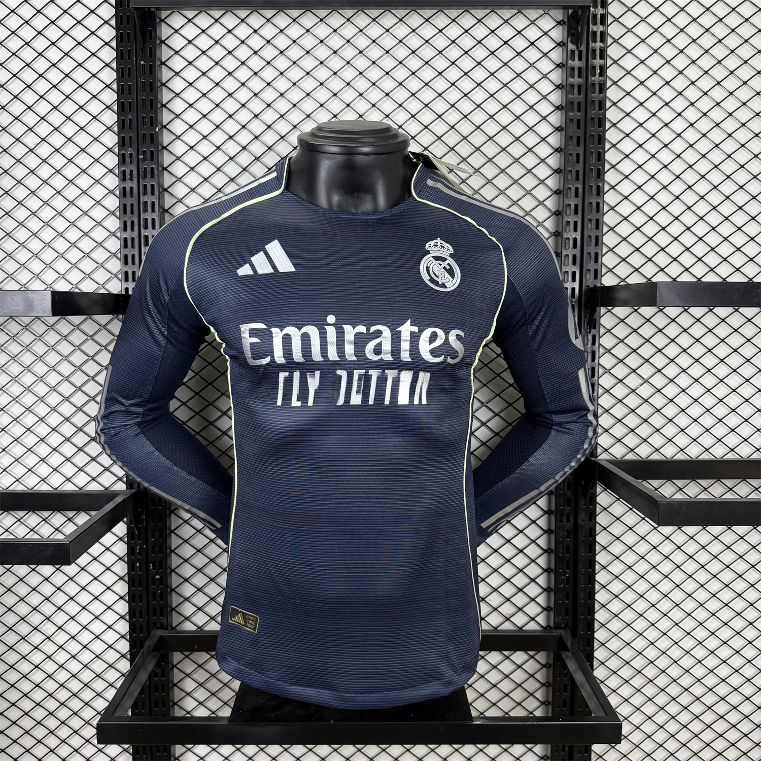 Real Madrid 25-26 Away Long Sleeve Jersey - Player Version - Unitedfutballjersey