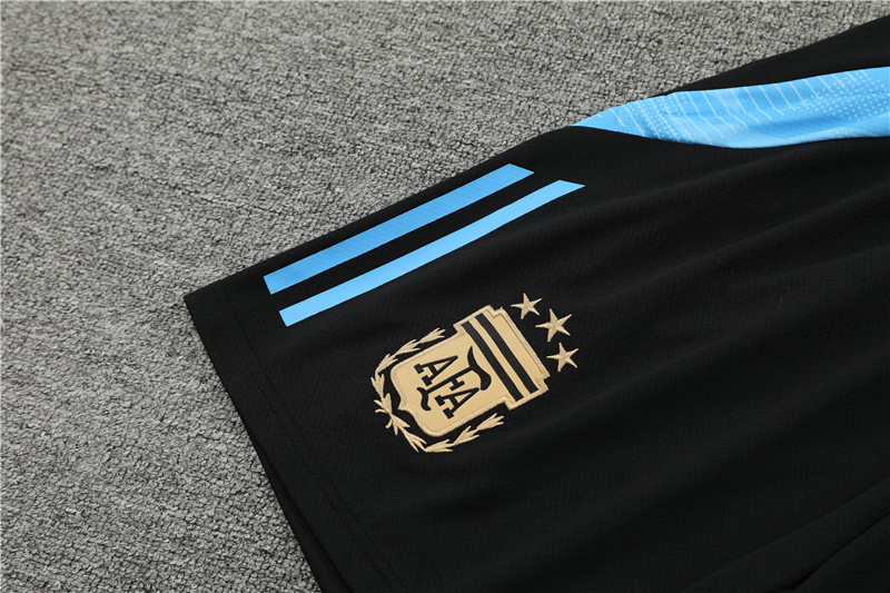 Argentina 2024 Short-Sleeve Training Set - Gold - Unitedfutballjersey