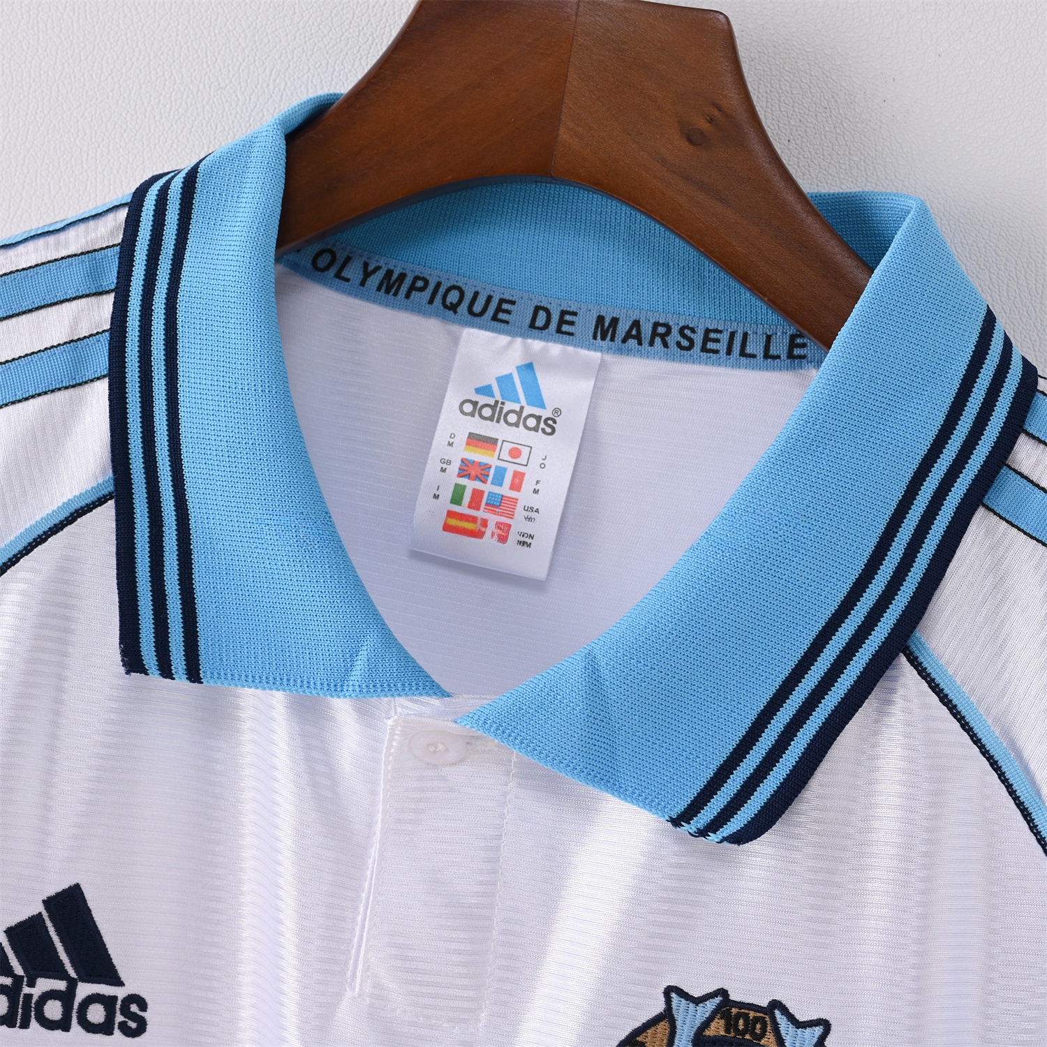 Retro Marseille 1998-99 Home Jersey - Unitedfutballjersey