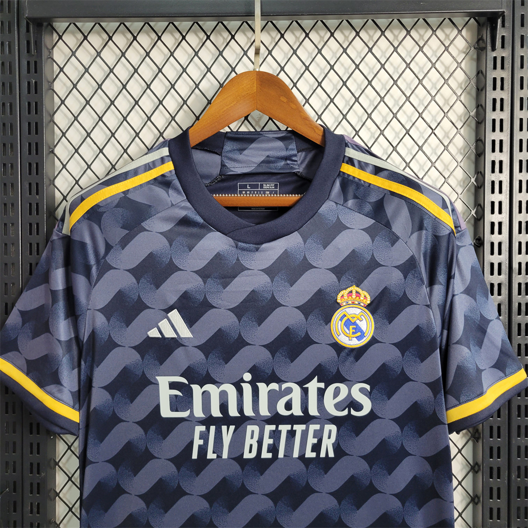 Real Madrid 23/24 Away Blue Jersey - Fans Version - Unitedfutballjersey