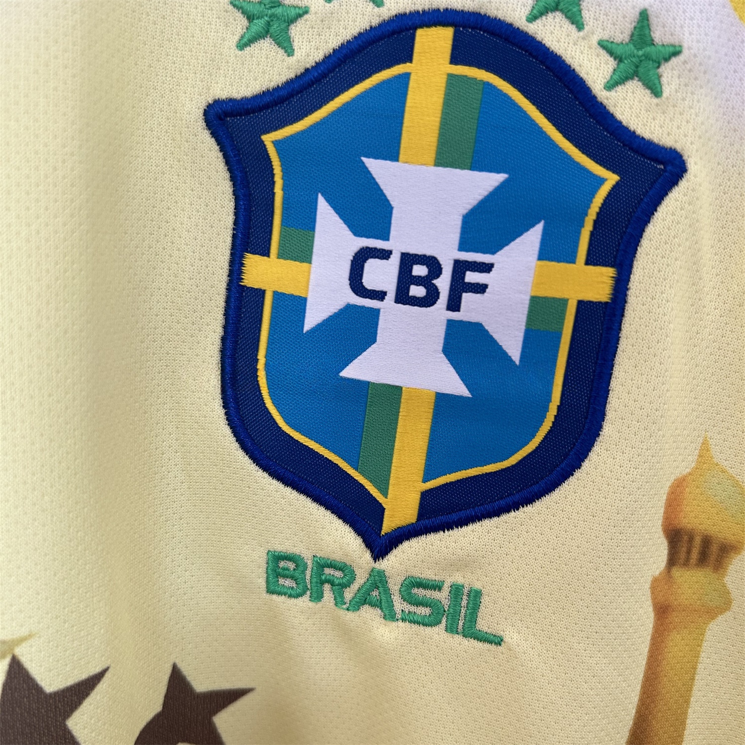 Brazil 2025-26 Church Silhouette Yellow Jersey - Fans Version - Unitedfutballjersey