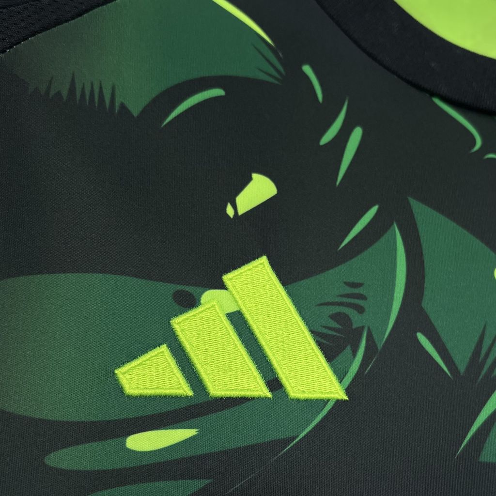 Real Madrid 24-25 Black and Green Turtle Jersey - Fans Version - Unitedfutballjersey