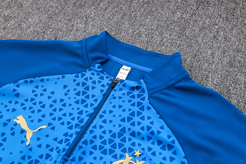 Marseille 23-24 Long Sleeve Training Set -Blue - Unitedfutballjersey