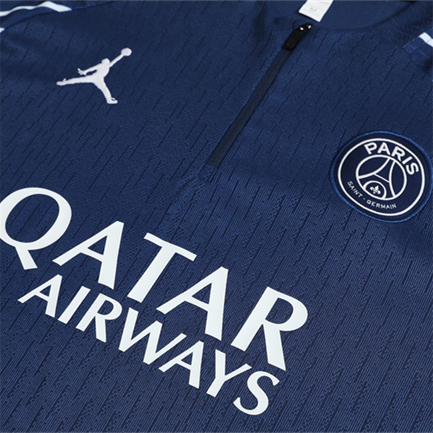 Paris Saint-Germain PSG 25-26 Kids Long Sleeve Training Set - JD White Wing Royal Blue Top and Pants - Unitedfutballjersey