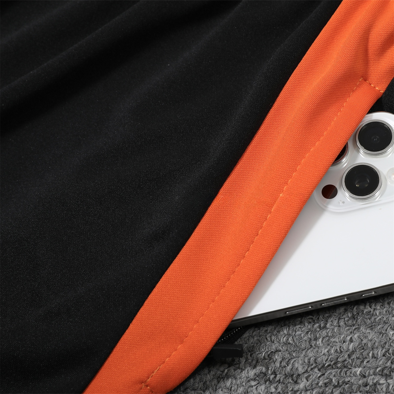 Colombia 25-26 POLO Short-Sleeve Training Set - Black Top and Pants - Unitedfutballjersey