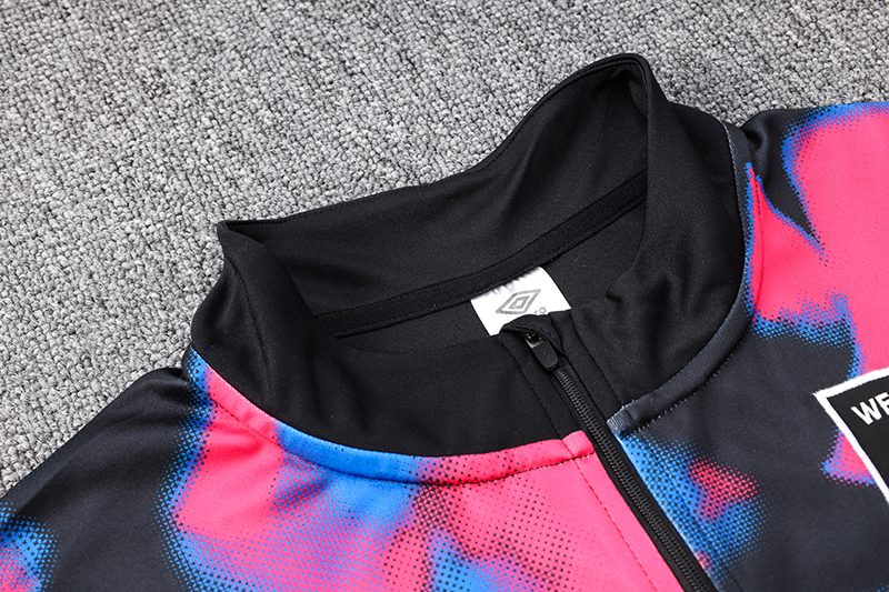 West Ham United 23-24 Long Sleeve Training Set -Black - Unitedfutballjersey