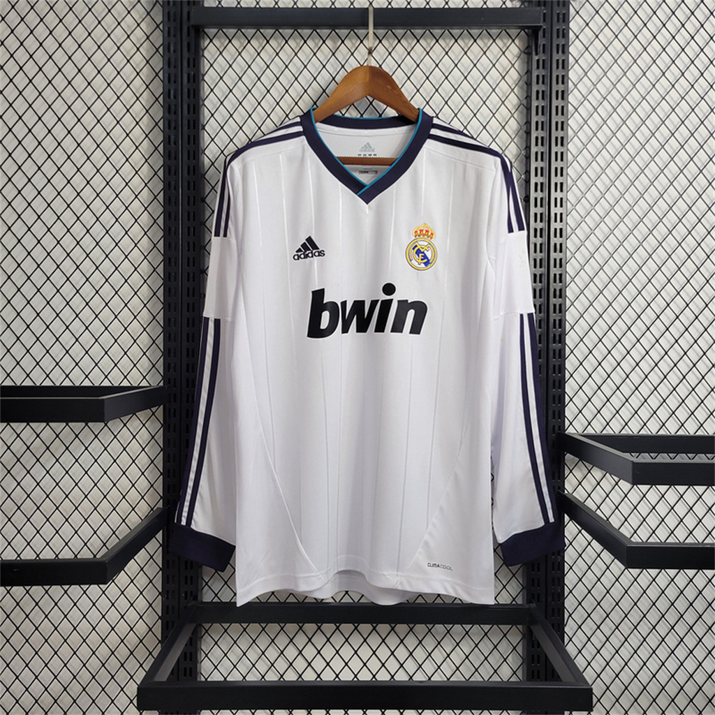 Real Madrid Retro 12-13 Home Long Sleeve Jersey - Unitedfutballjersey