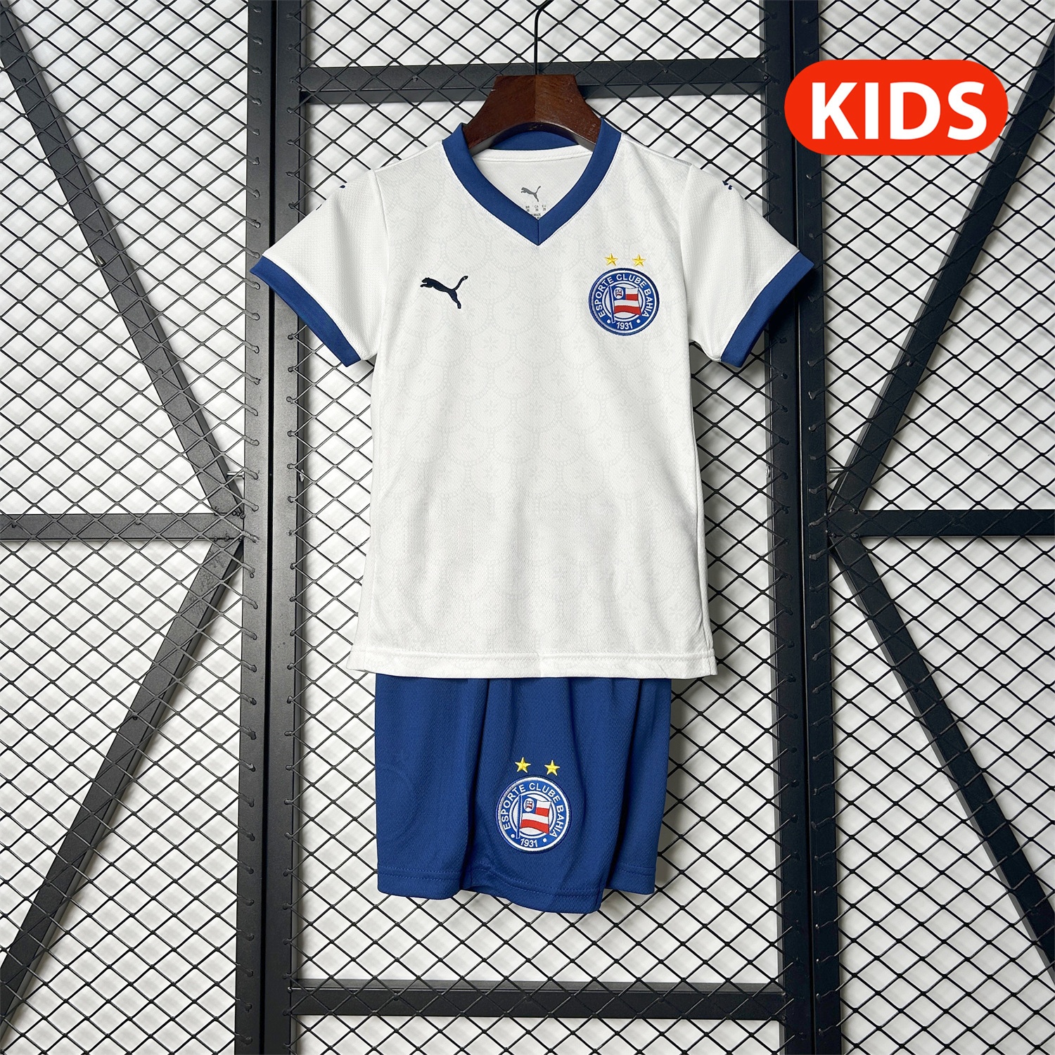Bahia 25-26 Home Unsponsored Kids Kit - Unitedfutballjersey