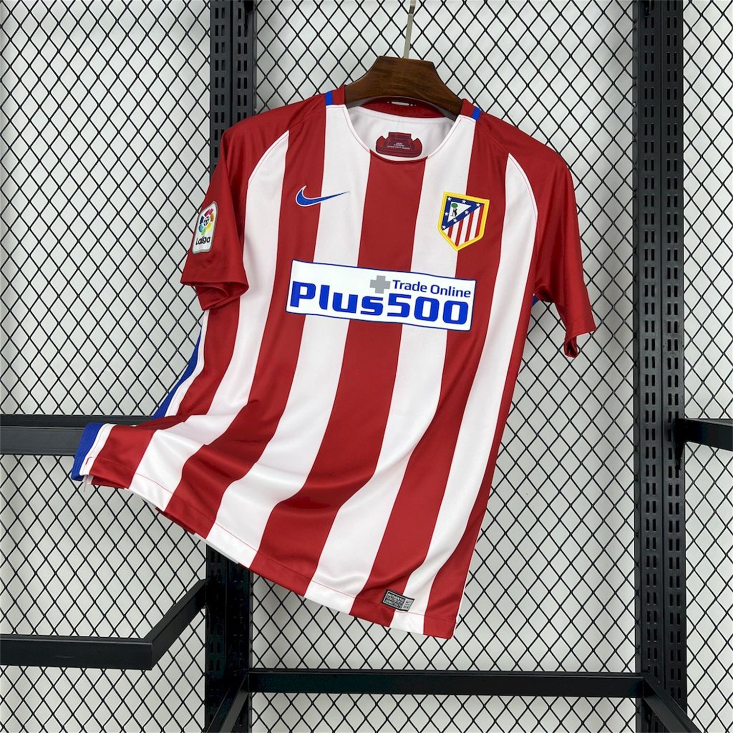 Retro Atletico Madrid 2016-17 Home Jersey - Unitedfutballjersey
