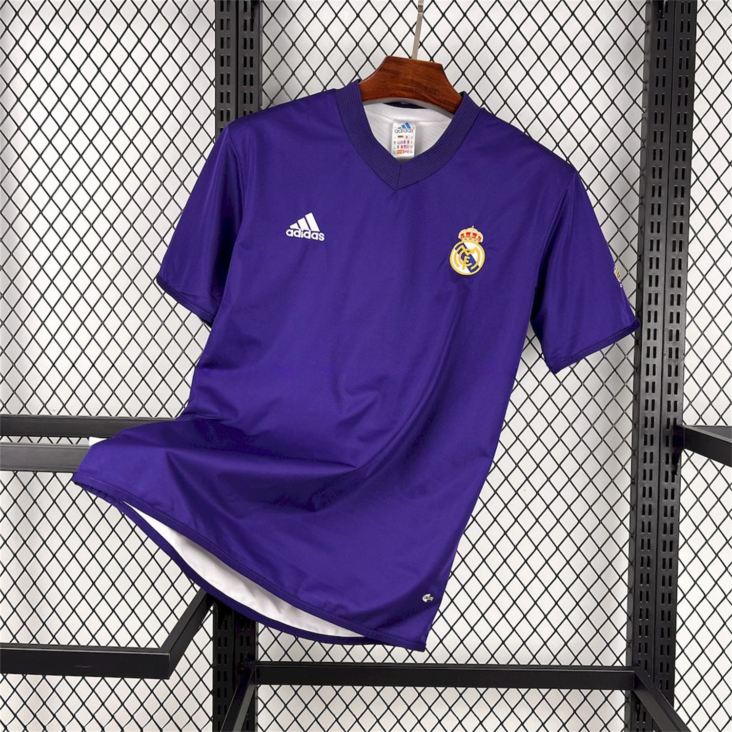 Retro Real Madrid 2002-03 Reversible Double-sided Centenary Third Unsponsored Jersey - Unitedfutballjersey