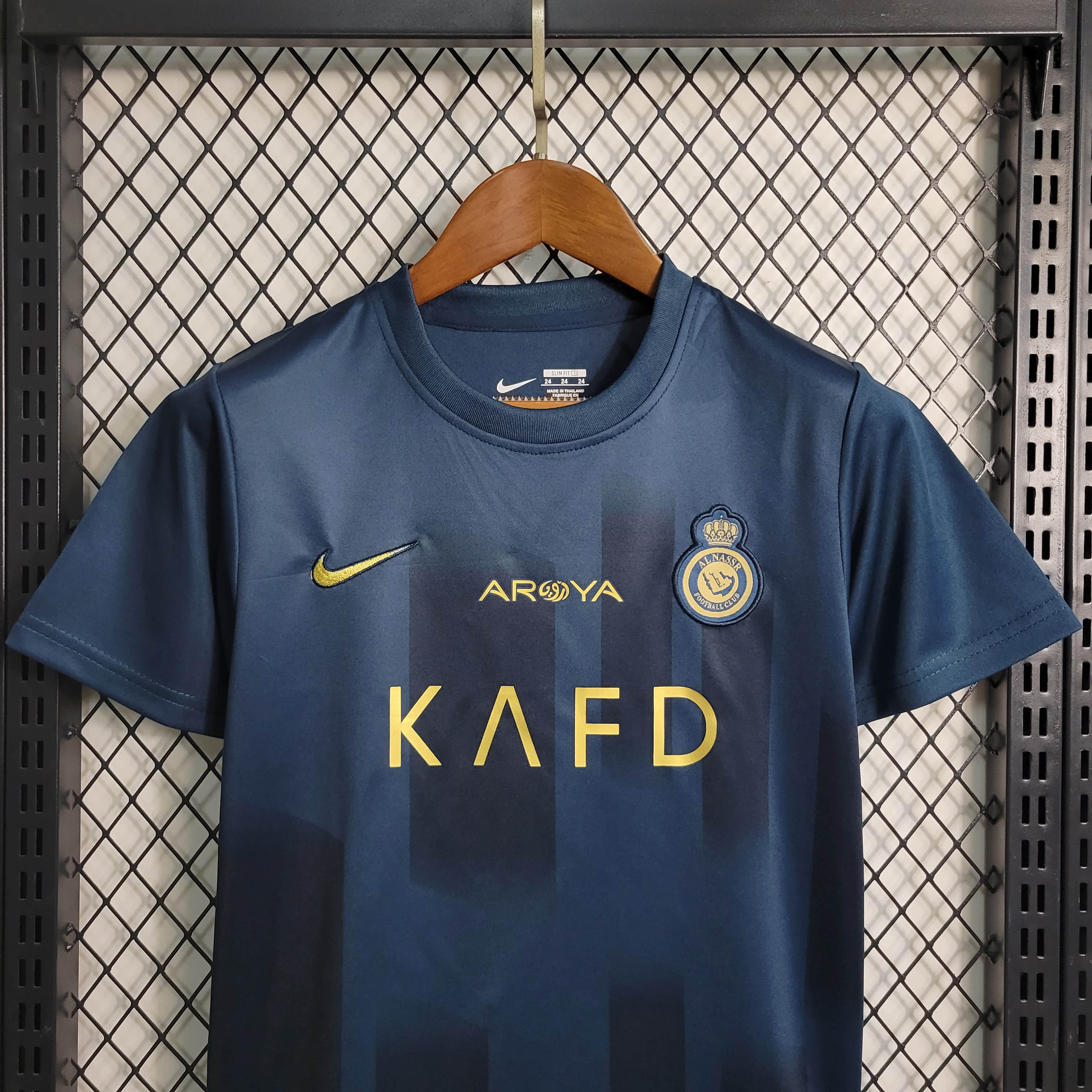Al Nassr Riyadh Victory 23-24 Away Kids Kit - Unitedfutballjersey