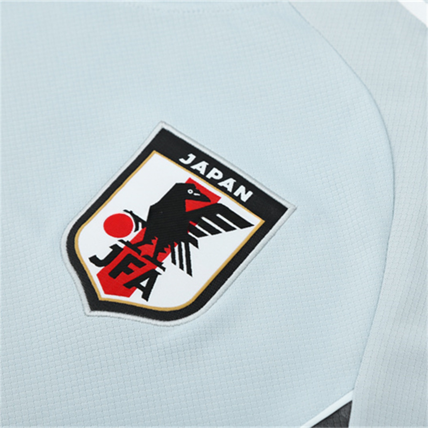 Japan 25-26 Kids Short-Sleeve Training Set - Light Blue Top and Black Shorts - Unitedfutballjersey