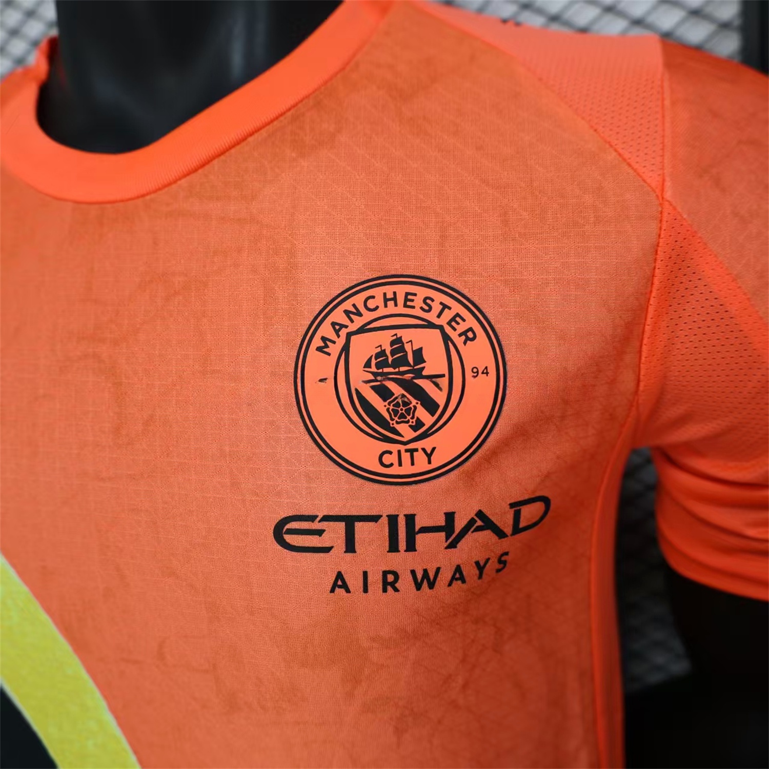 Manchester City 25-26 Orange Special Jersey - Player Version - Unitedfutballjersey
