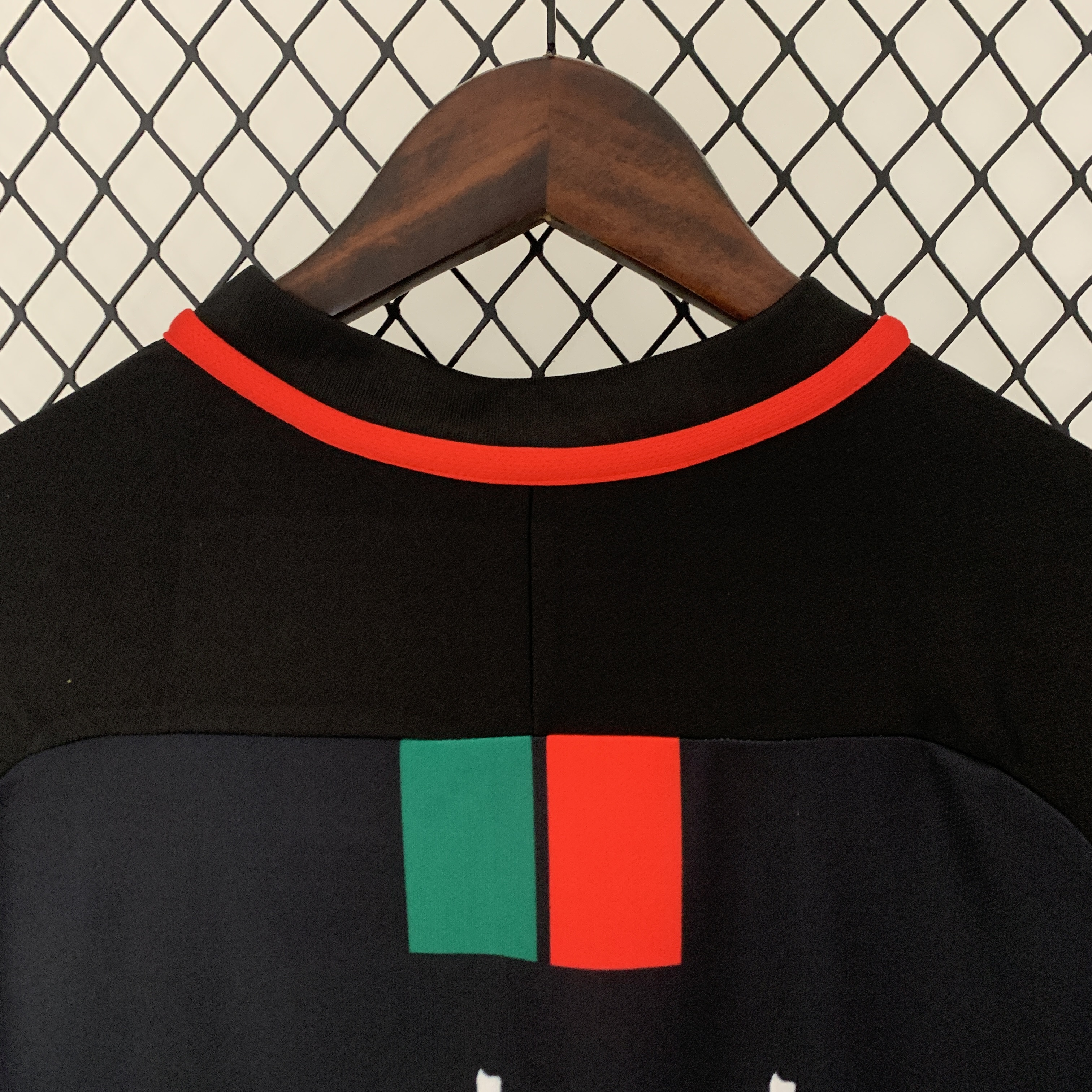 FC Palestina 23-24 Black Centre Striped Jersey - Fans Version - Unitedfutballjersey