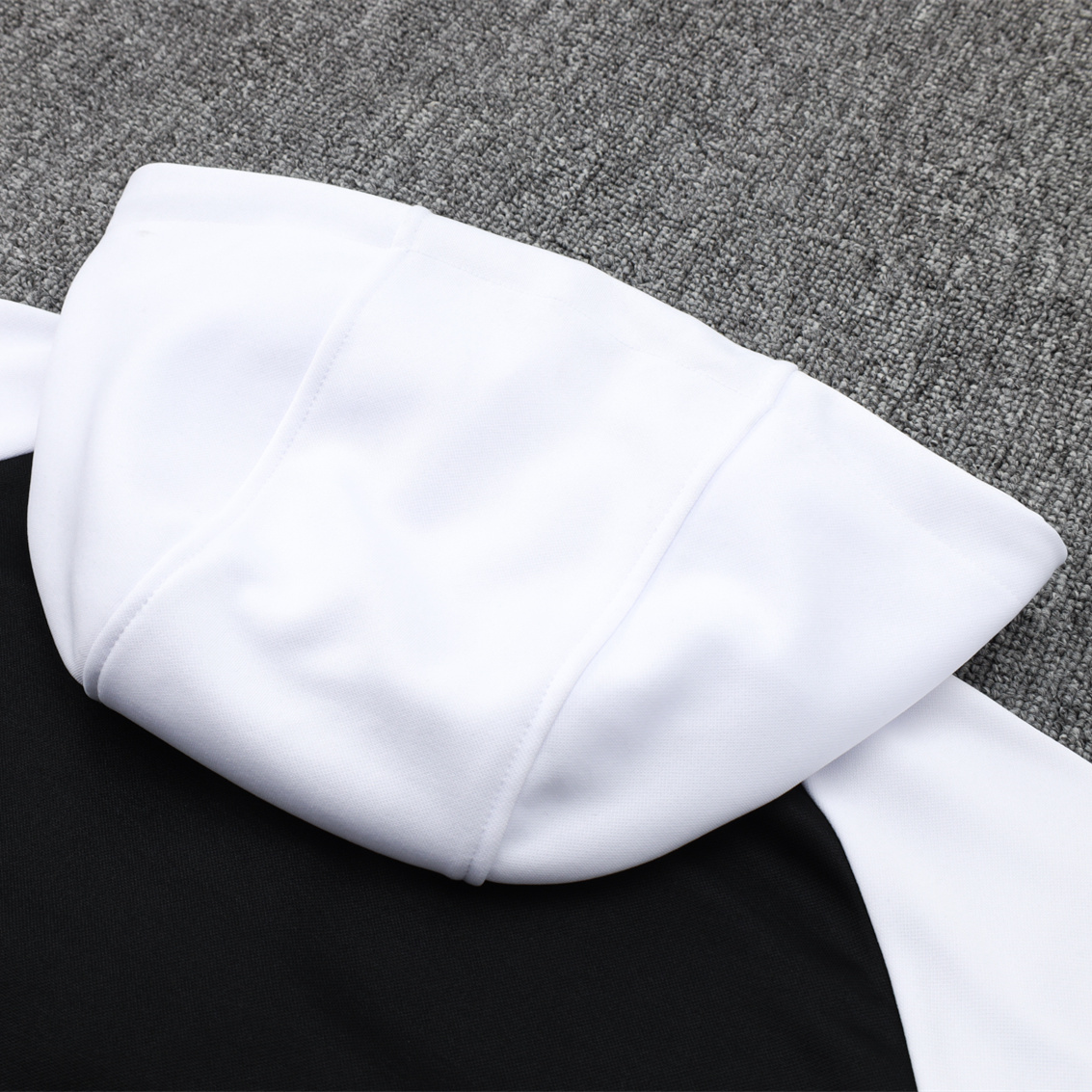 Che 23-24 Men's Training Hoodie + Pants - Black - Unitedfutballjersey