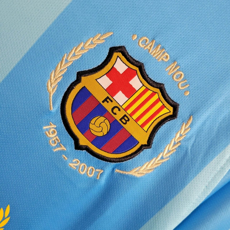 Retro Barcelona 07-08 Away Stadium Jersey - Unitedfutballjersey