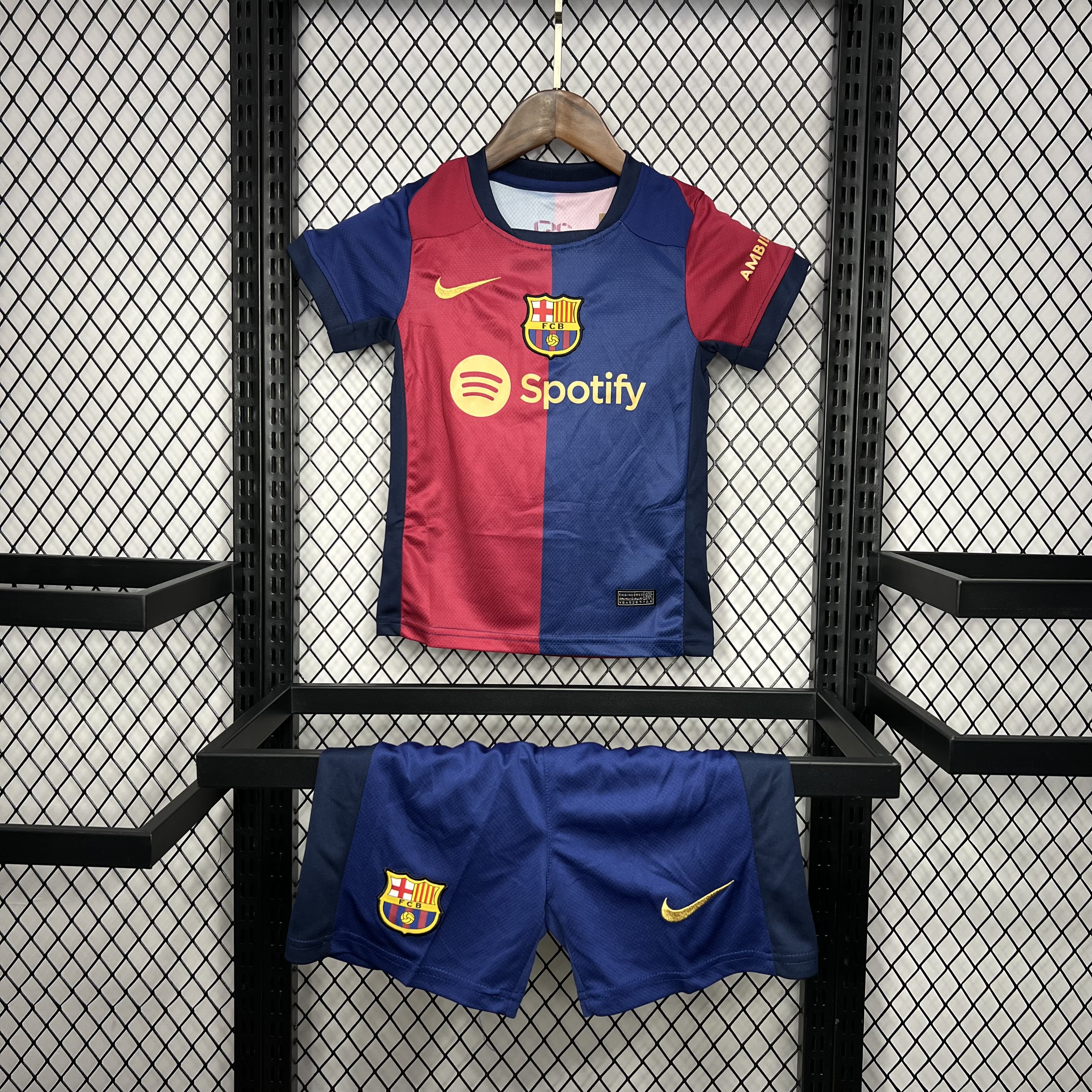 Barcelona 24-25 Home Stadium Kids Kit - Unitedfutballjersey
