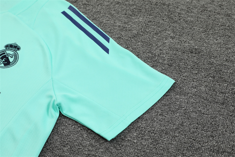 Real Madrid 24-25 Short-Sleeve Training Set - Lake Blue - Unitedfutballjersey