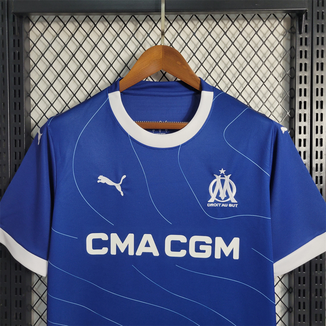 Marseille 23-24 Away Stadium Jersey - Fans Version - Unitedfutballjersey