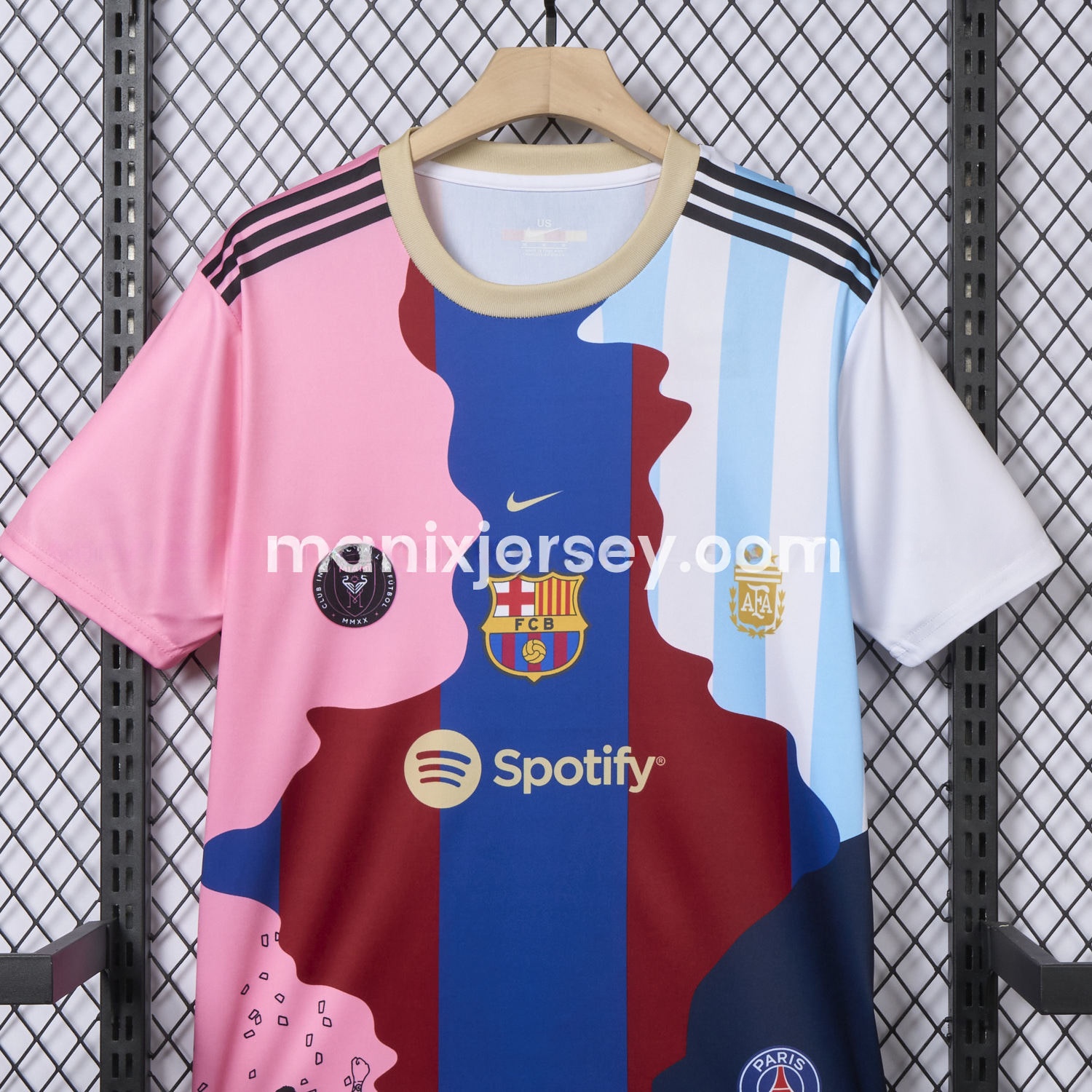 Messi Career Commemorative Jersey - Fans Version - Barcelona Argentina Paris Saint-Germain PSG INT M.A.M - Unitedfutballjersey