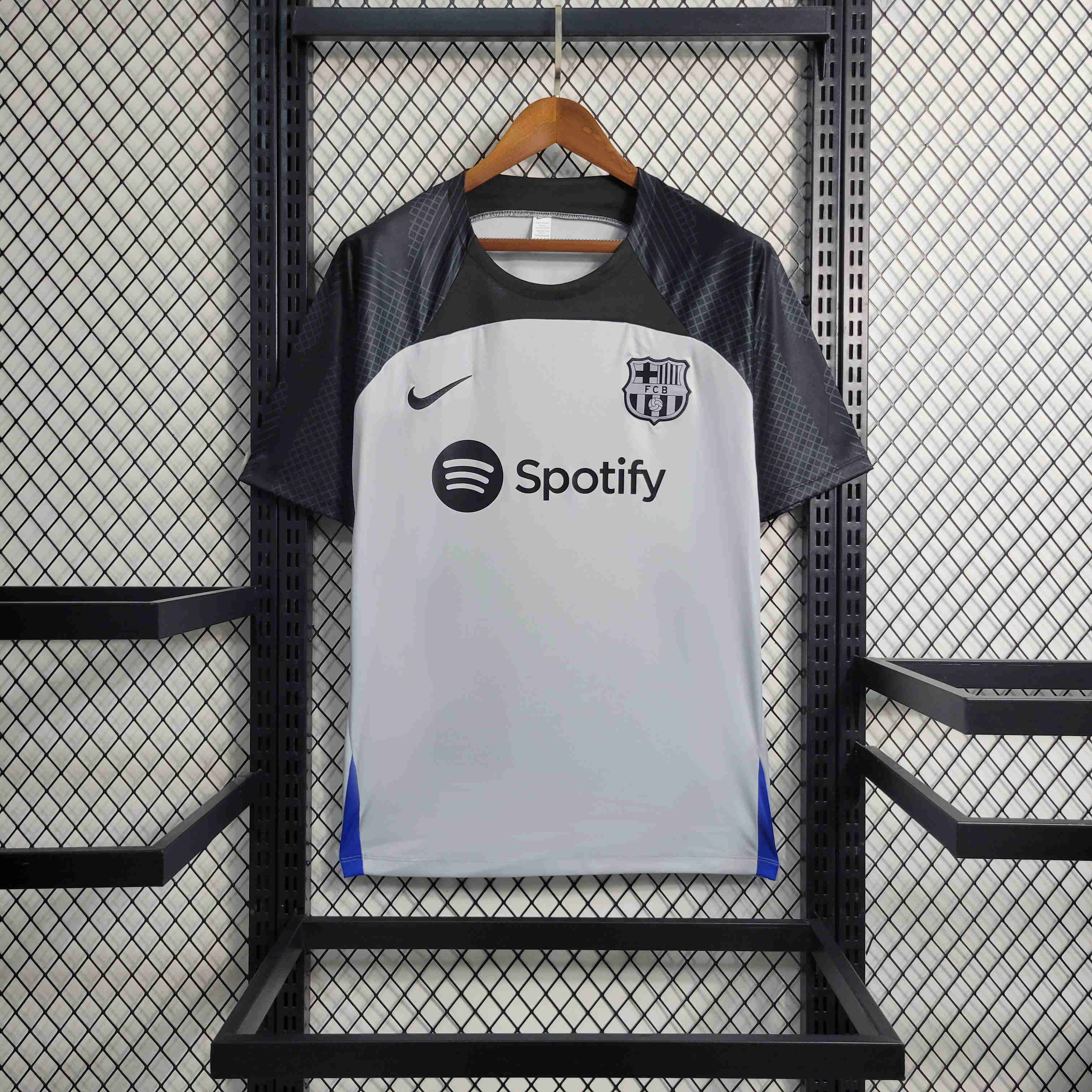 B.A.R.S.A 23/24 Grey Training Jersey - Fans Version - Unitedfutballjersey