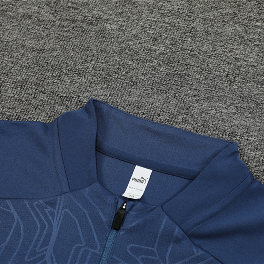 Manchester City 24-25 Long Sleeve Training Set - Deep Blue - Unitedfutballjersey