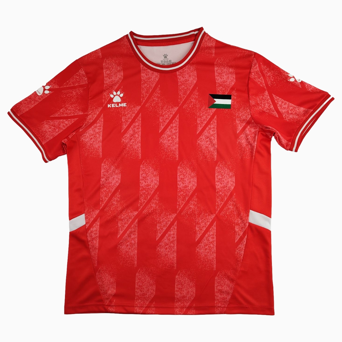Palestine National Team 2024 Home Red Jersey - Fans Version - Unitedfutballjersey