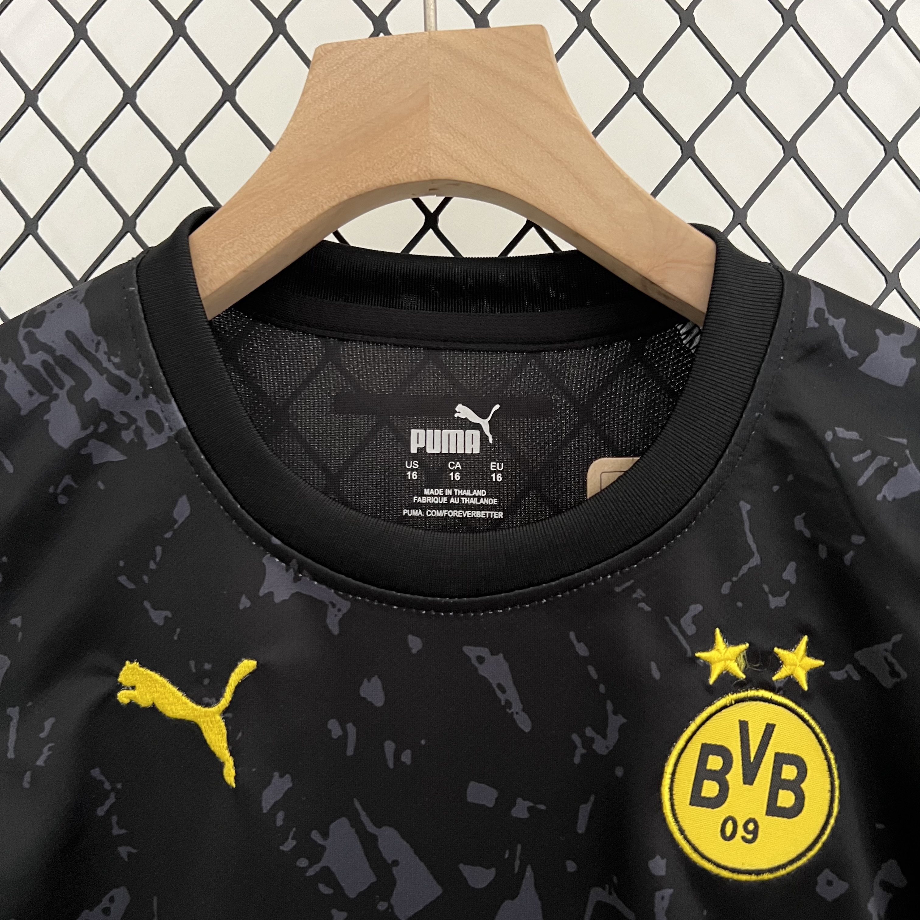 Dortmund 23-24 Away Kids Kit - Unitedfutballjersey
