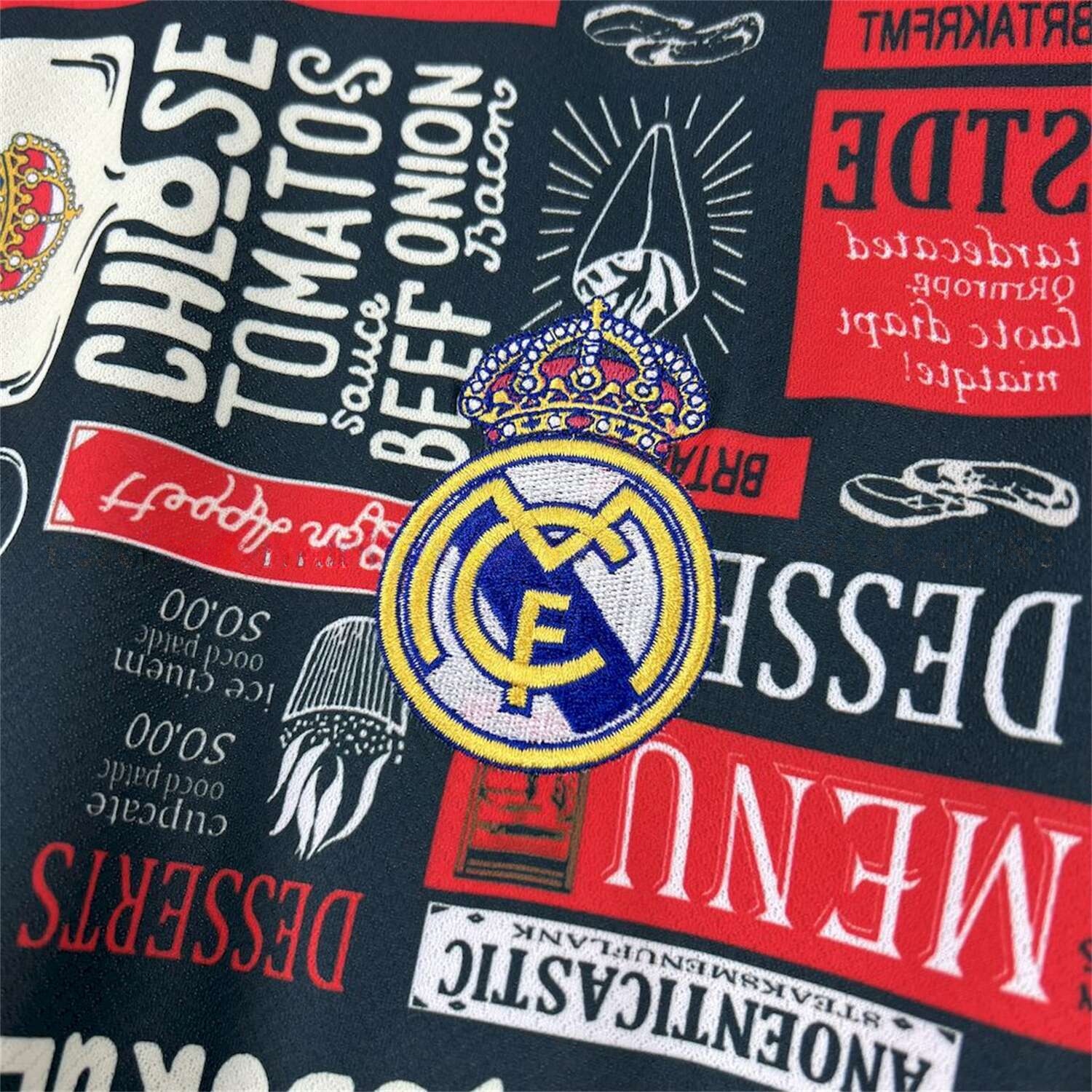 Real Madrid 25-26 Color Advertising Swatch Dark Gray Jersey - Fans Version - Unitedfutballjersey