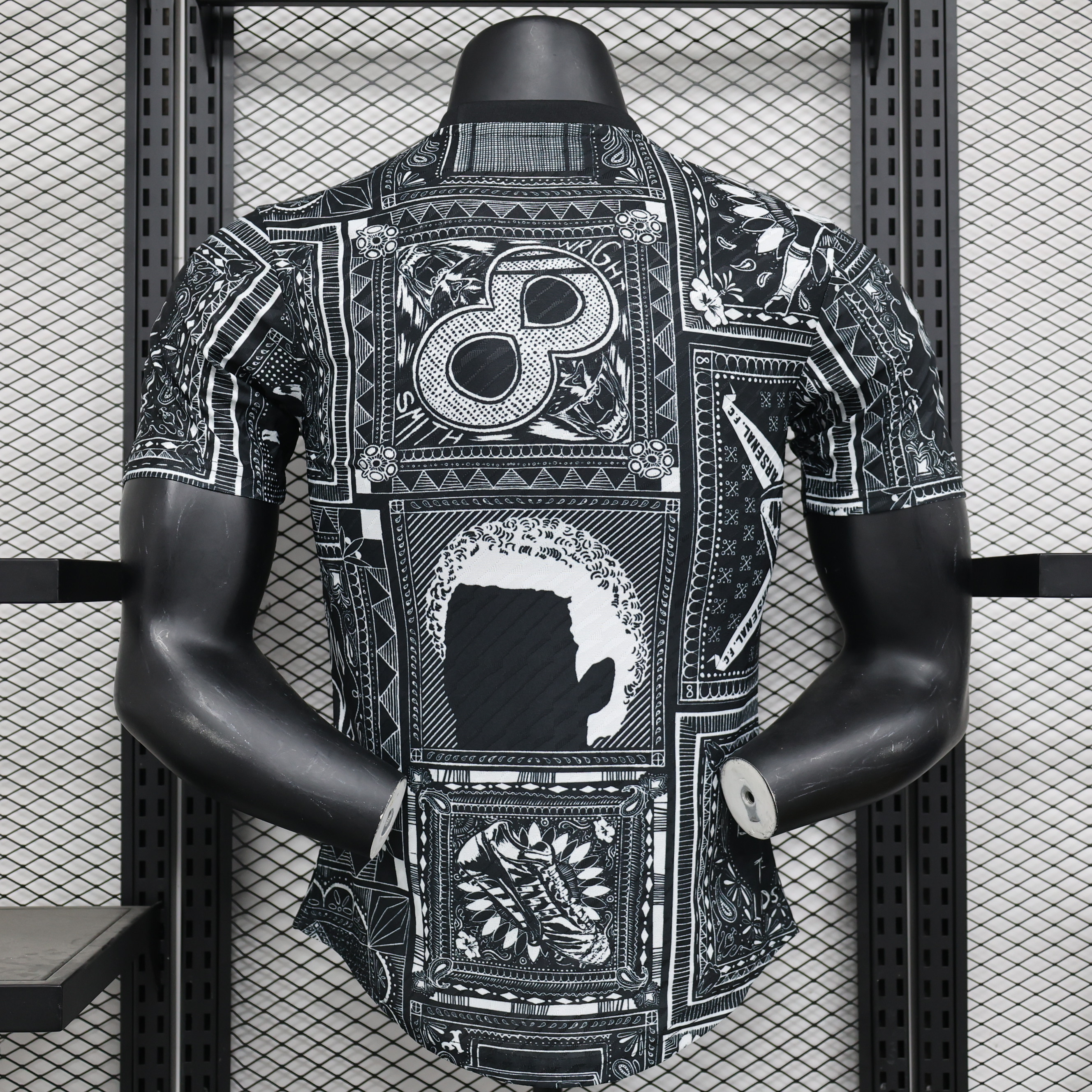 Arsenal x I-a-n.W-r-i-g-h-t 23-24 Pre-match Jersey - Player Version - Unitedfutballjersey