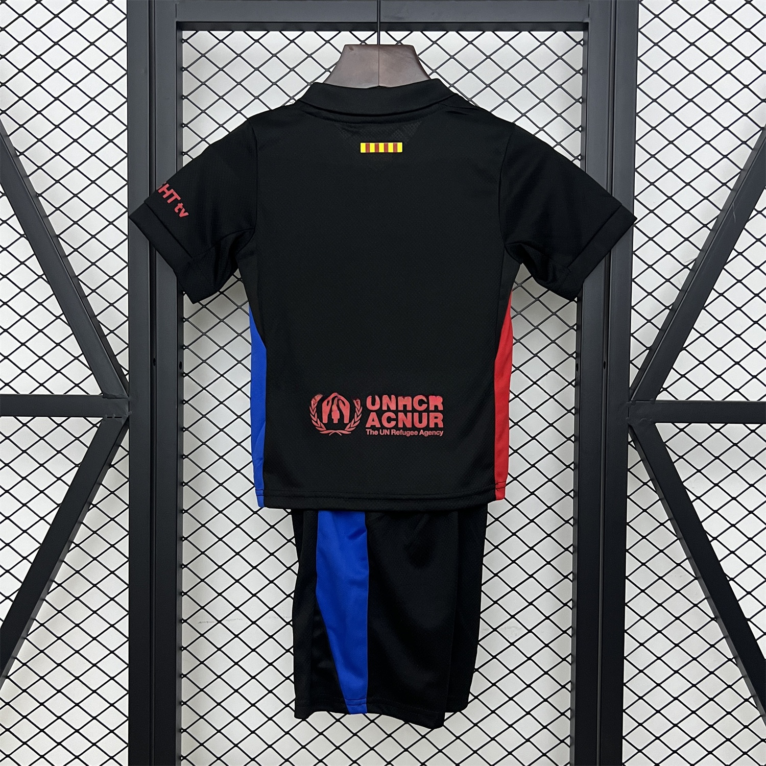 B.A.R.S.A x Travis Scott 24-25 Away Kids Kit with Red Logo - Unitedfutballjersey