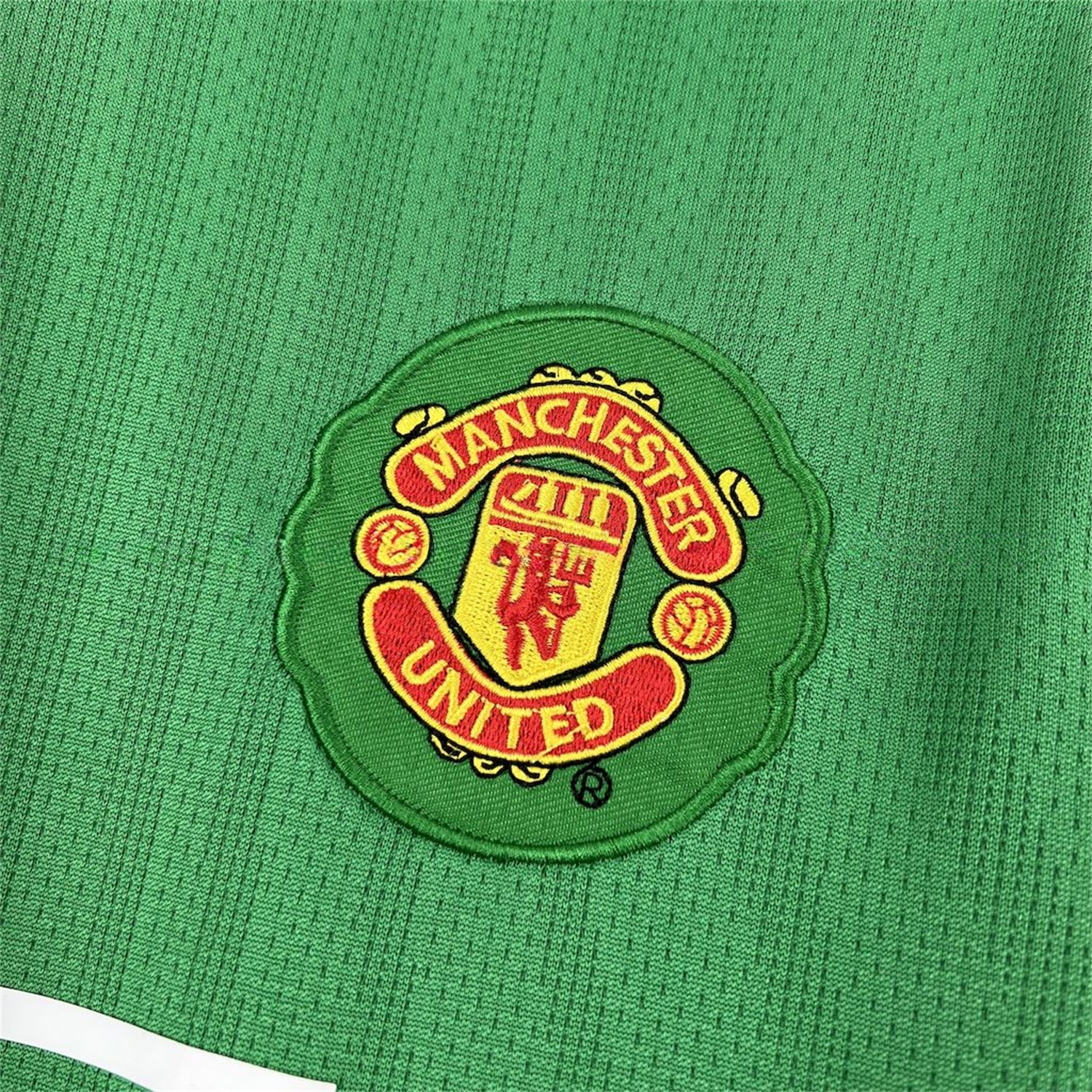Retro Manchester United 2007-08 Green Goalkeeper Jersey - Unitedfutballjersey