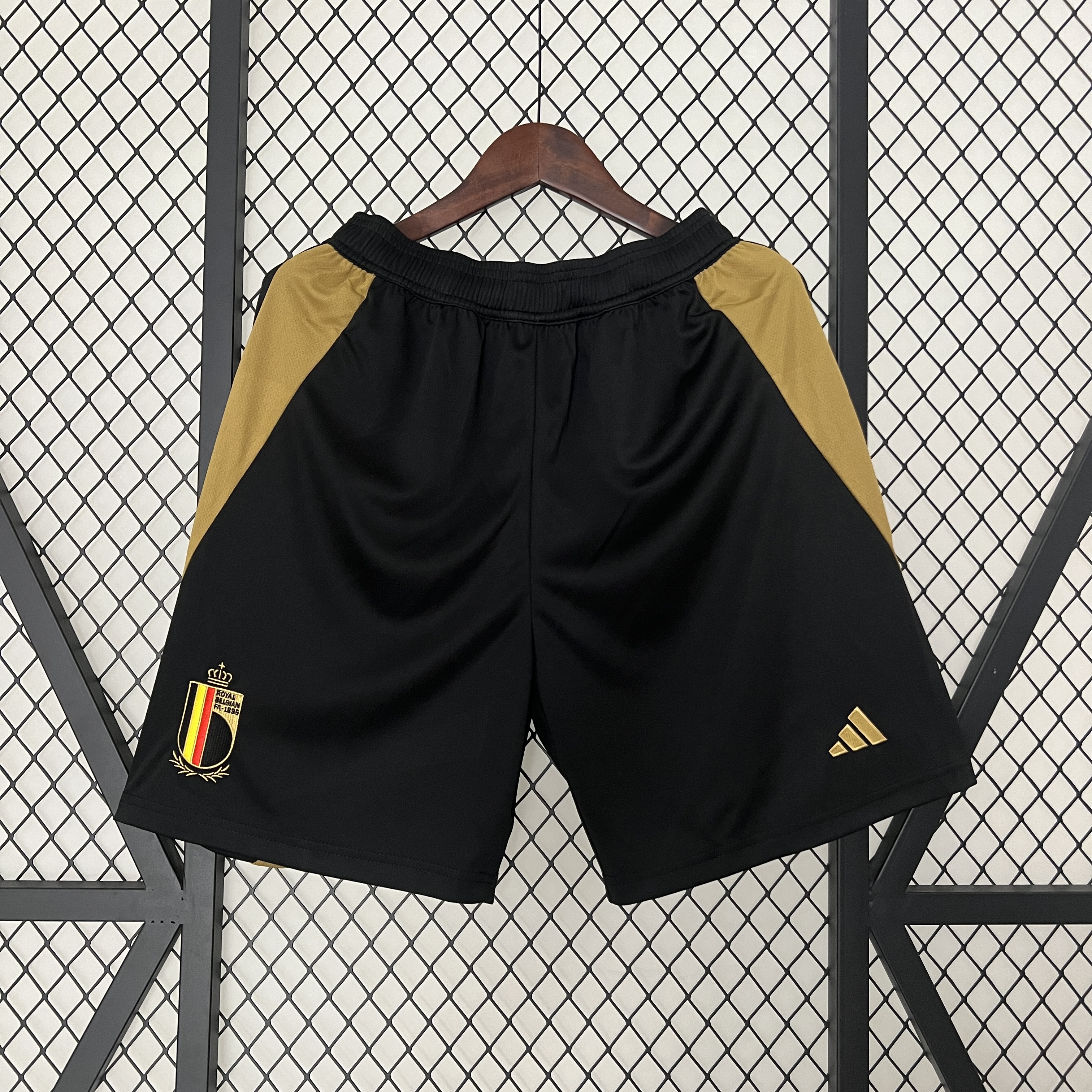 Belgium 2024 Home Shorts - Fans Version - Unitedfutballjersey