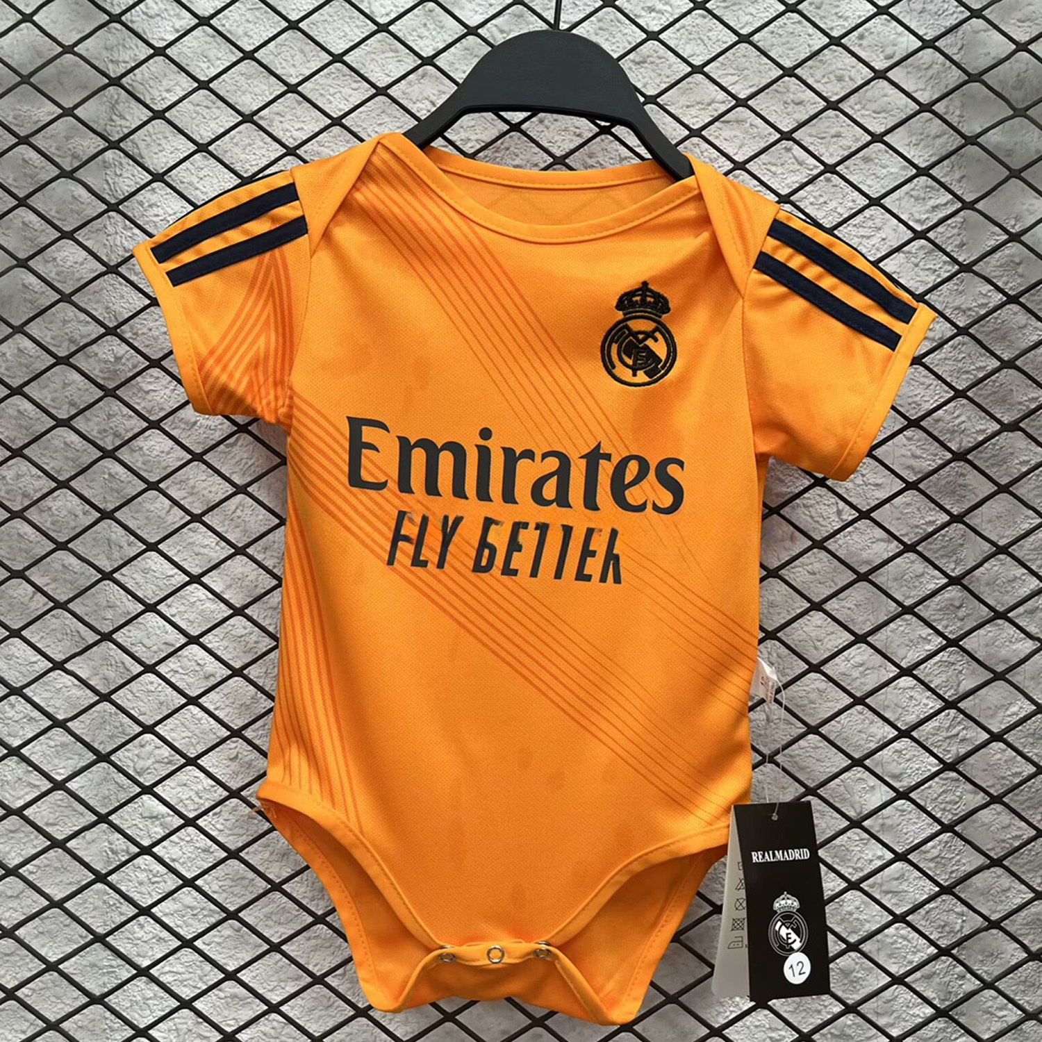 Real Madrid 24-25 Away Baby Crawling Suit - Unitedfutballjersey