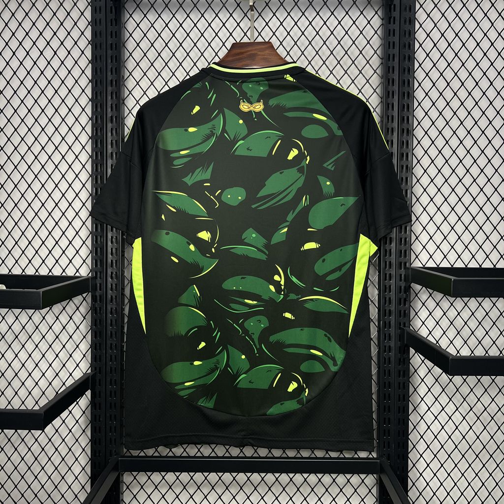 Real Madrid 24-25 Black and Green Turtle Jersey - Fans Version - Unitedfutballjersey