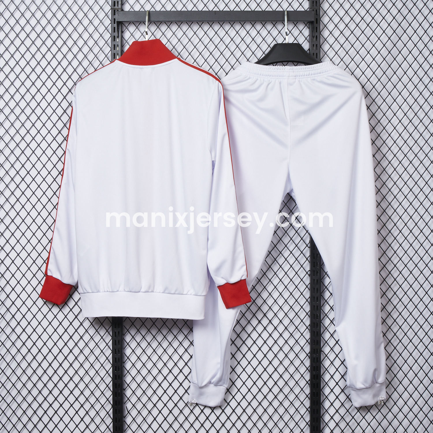 Bayern Munich 2025 125th Anniversary Long Sleeve Training Set - White - Unitedfutballjersey