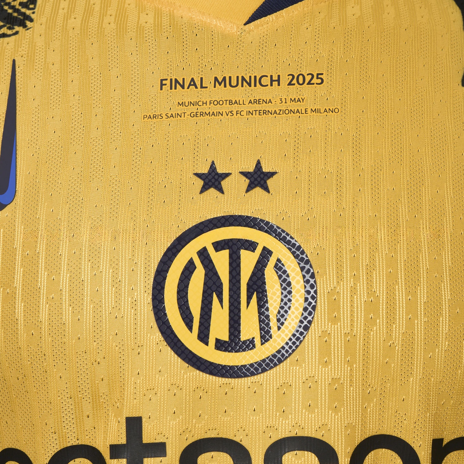 Inter Milan 24-25 Third Champions League Final Jersey - Player Version - Unitedfutballjersey