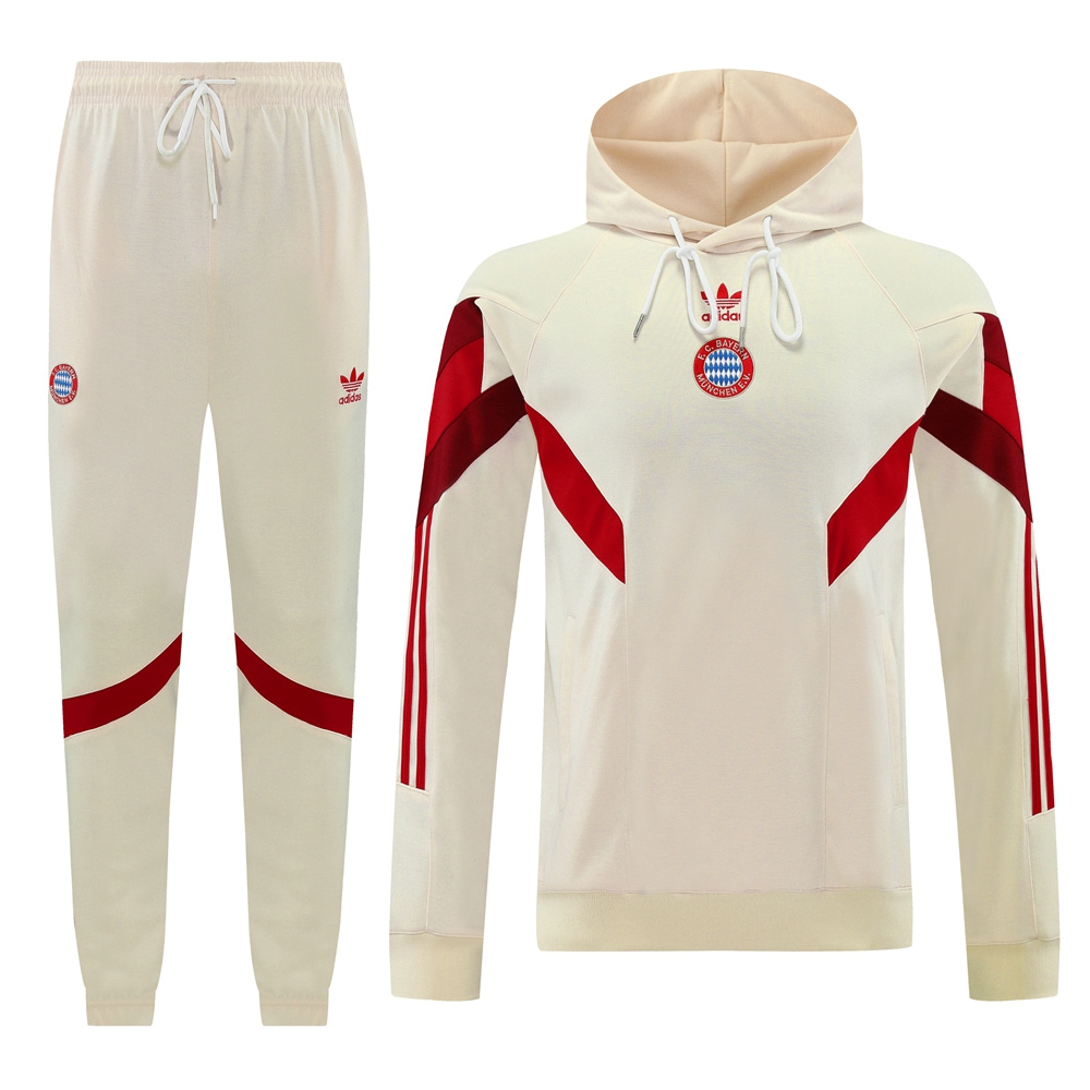Bayern Munich 24-25 Originals LFSTLR Training Hoodie Set - Beige - Unitedfutballjersey