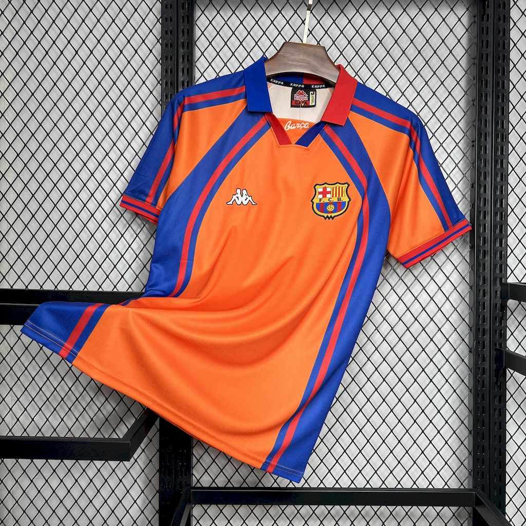 Retro Barcelona 1997-98 European Away Jersey - Unitedfutballjersey