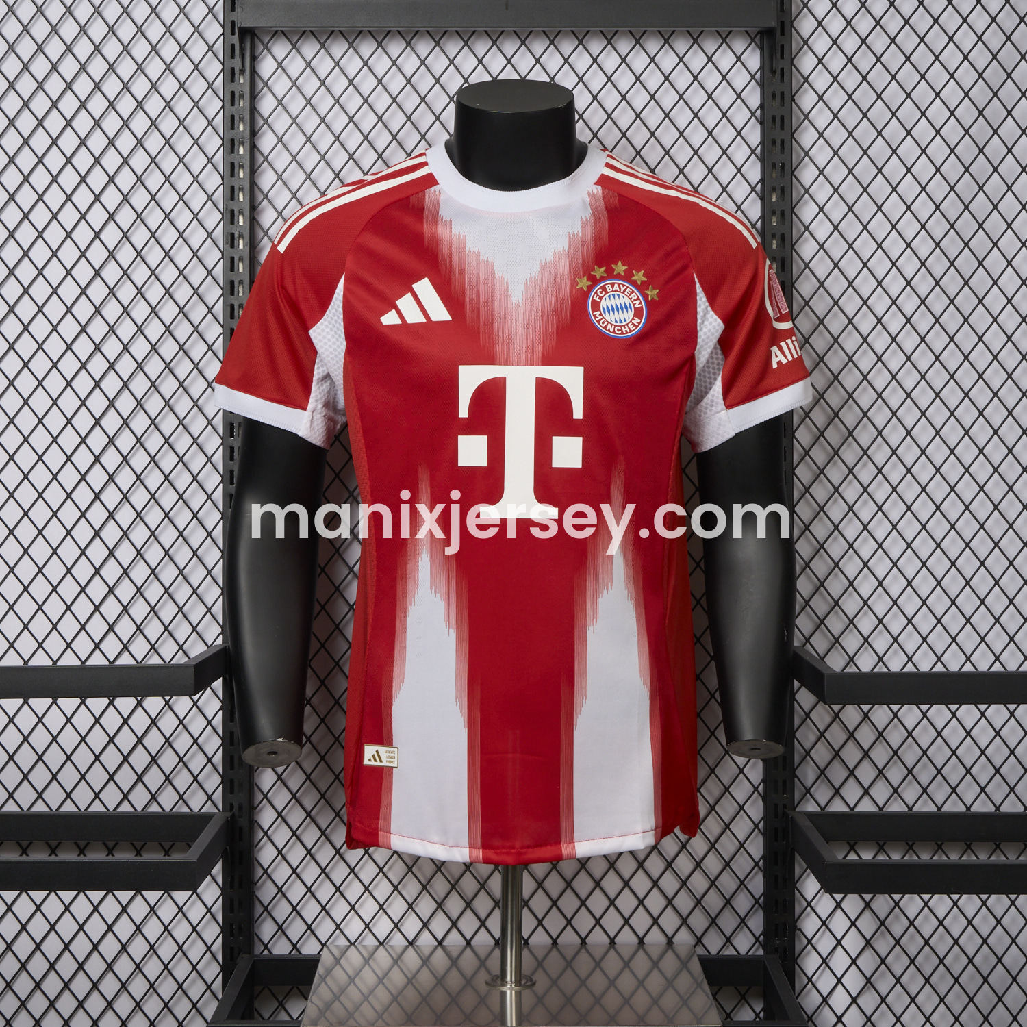 Bayern Munich 25-26 Pattern M Home Jersey(New Leaked Version) - Player Version - Unitedfutballjersey