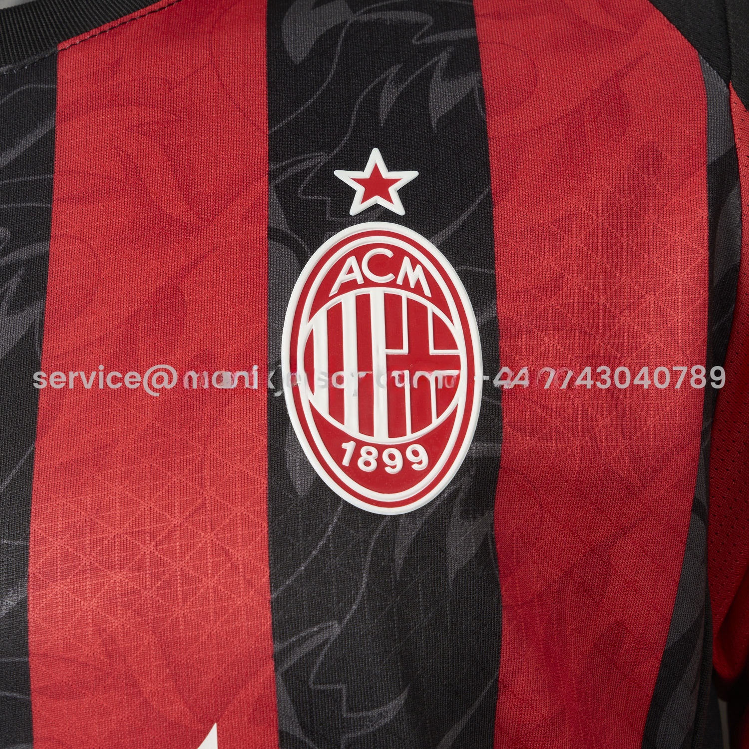 AC Milan 25-26 Home Jersey - Player Version - Unitedfutballjersey