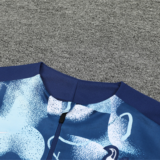 Tottenham Hotspur 24-25 Long Sleeve Training Set - Blue Camouflage - Unitedfutballjersey