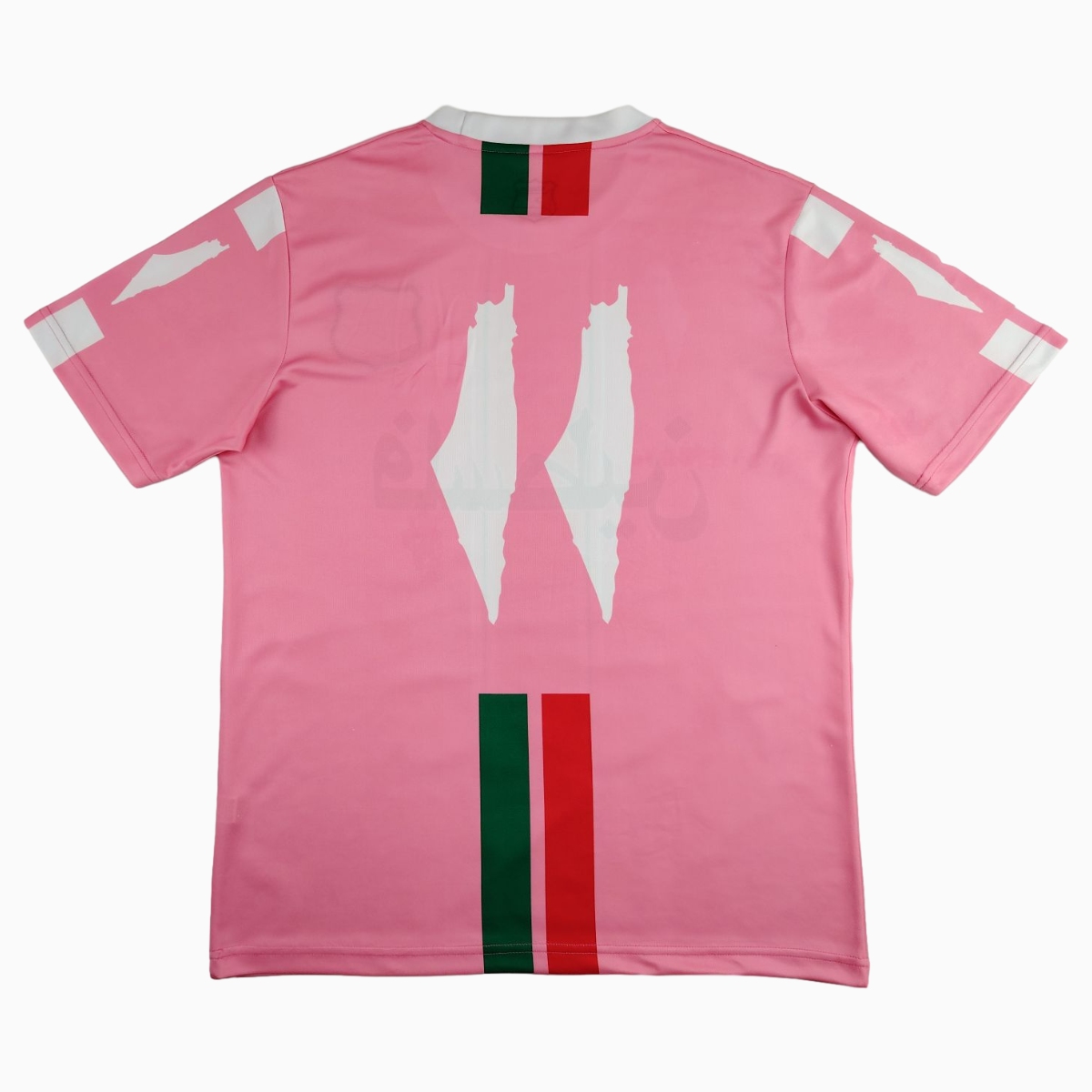 FC Palestina 24-25 Pink Centre Striped Jersey with English - Unitedfutballjersey