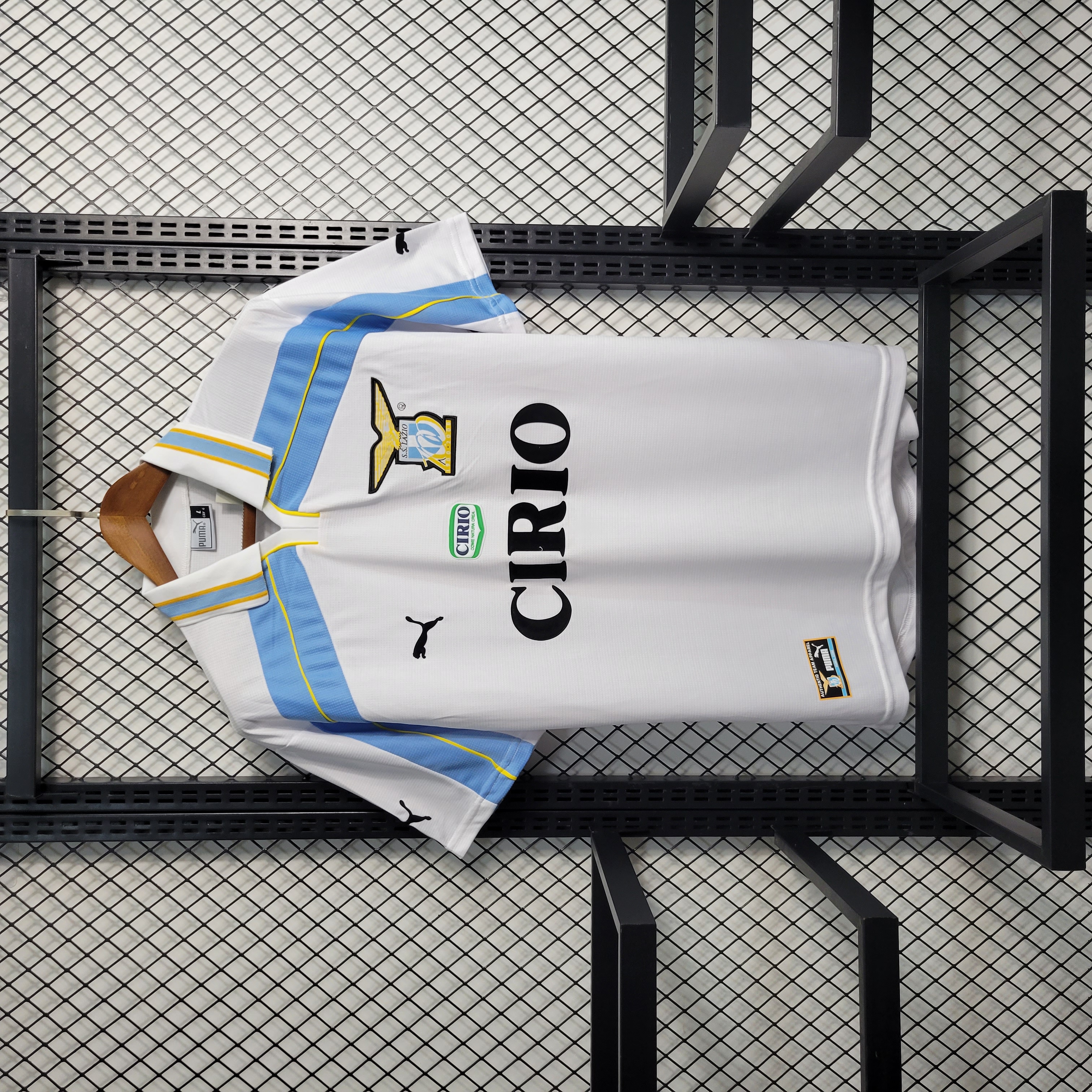 Retro Lazio 1999-00 Centenary Home Stadium Jersey - Unitedfutballjersey