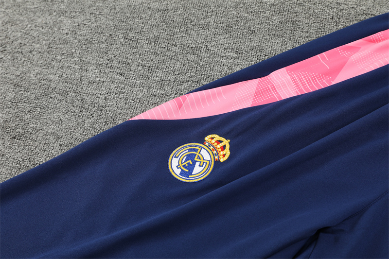 Real Madrid 24-25 Long Sleeve Training Set - Blue Dragon - Unitedfutballjersey