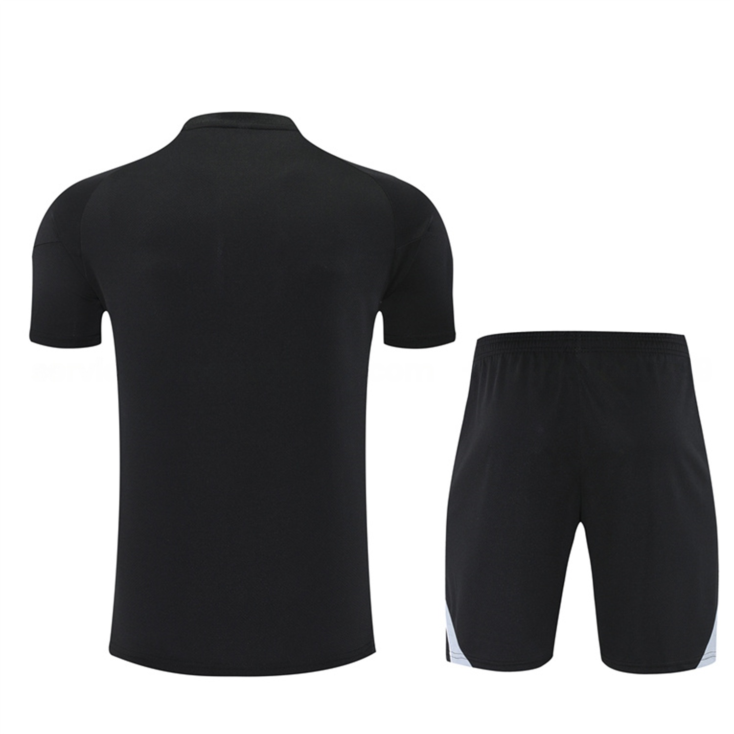 Argentina 25-26 Pre-Match Short-Sleeve Training Set - Black Top & Shorts - Unitedfutballjersey