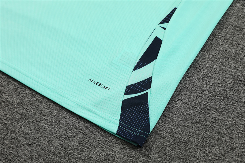 Real Madrid 24-25 Short-Sleeve Training Set - Light Green - Unitedfutballjersey