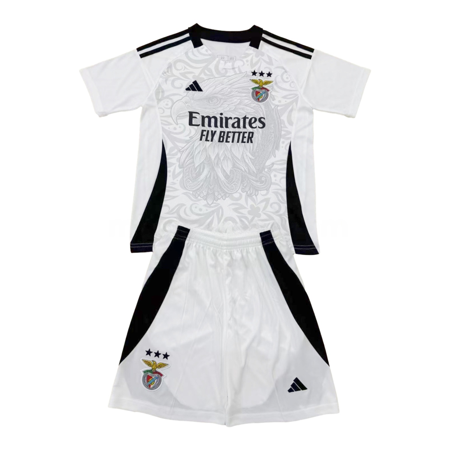 Benfica 24-25 White Special Edition Kids Kit - Unitedfutballjersey
