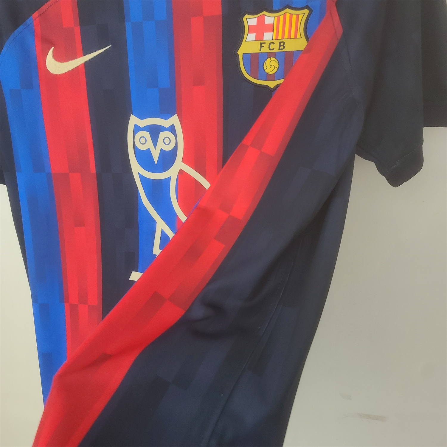 Retro Barcelona 22-23 Owl Sponsor Home Jersey - Unitedfutballjersey